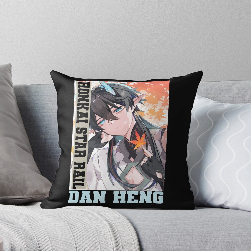 Dan Heng Honkai Star Rail Handsome Throw Pillow