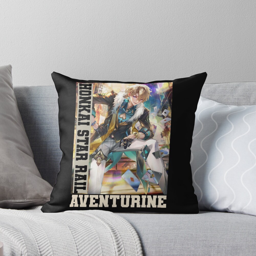 Aventurine Honkai Star Rail Hot Design Throw Pillow