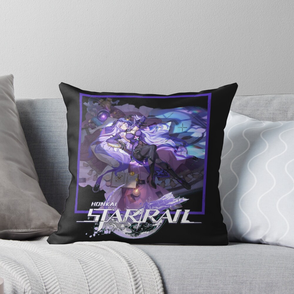 Black Swan Honkai Star Rail New Design Throw Pillow