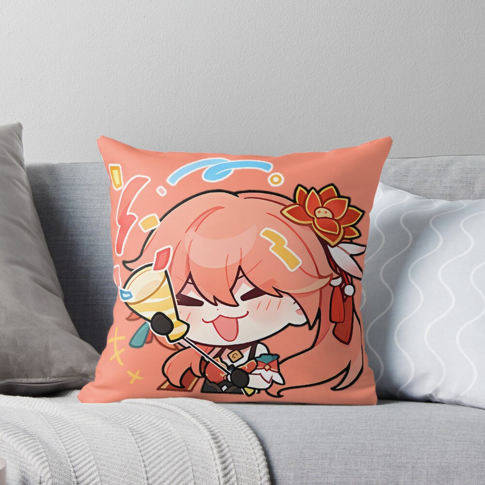 Guiaifen Sticker 2 Honkai Star Rail Throw Pillow
