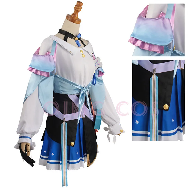 March 7th Honkai Star Rail Carnival Uniform Wig Anime Halloween Costumes - Image 4